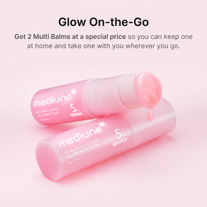 🔥LAST DAY - BUY 1 GET 1 FREE💜Pink Collagen Volume Multi Balm