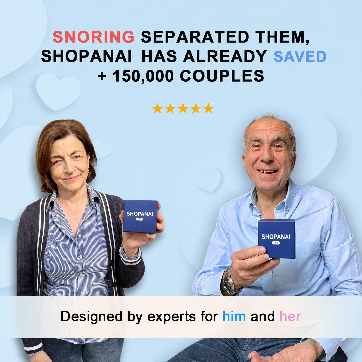 SHOPANAI™  Professional intelligent anti-snoring device