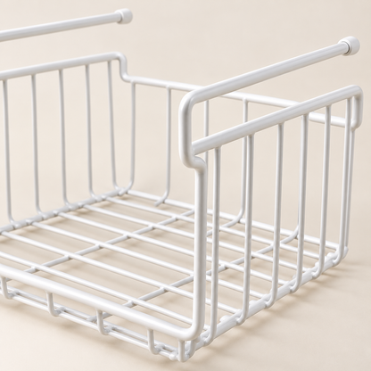 Under-Shelf Storage Basket — construction detail